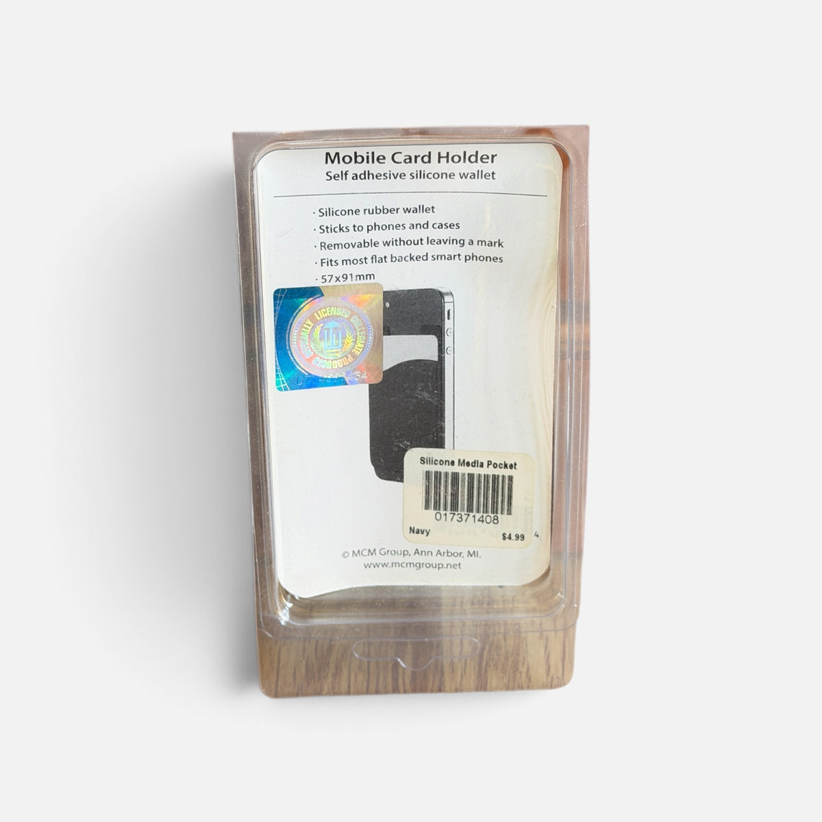 U.C. Berkeley Cal Cell Phone/ID Silicon Media Wallet-Navy