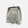 Light Wash Wild Fable Notch Front Seamed Denim Mini Skirt Size: M