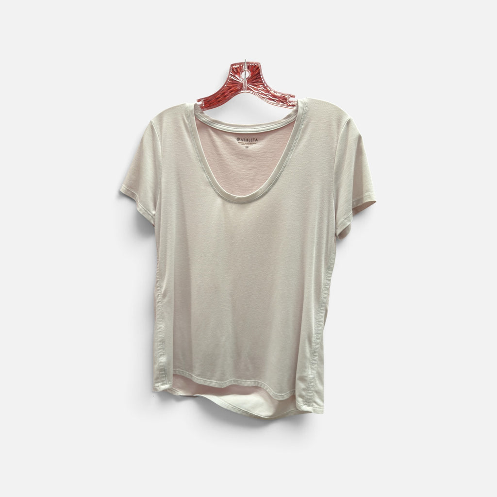 Athleta Women's Breezy Scoop V-Neck Tee White Size:SP