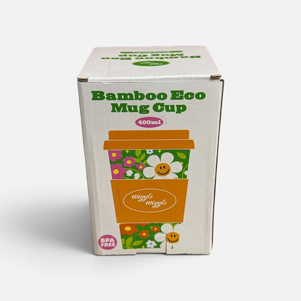 Wiggle Wiggle Bamboo Eco Mug Spring Garden Edition Green, 400ml