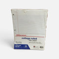 Office Depot® Filler Paper, College Ruled, 8.5" x 11", White, Pack Of 150 Sheets