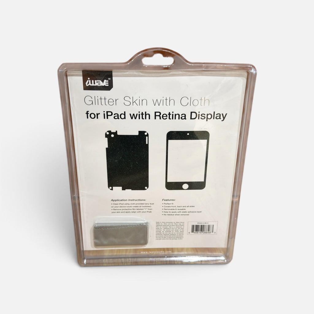 iWave Glitter Skin with Cloth for iPad with Retina display (older iPad 3rd/4th generation era)