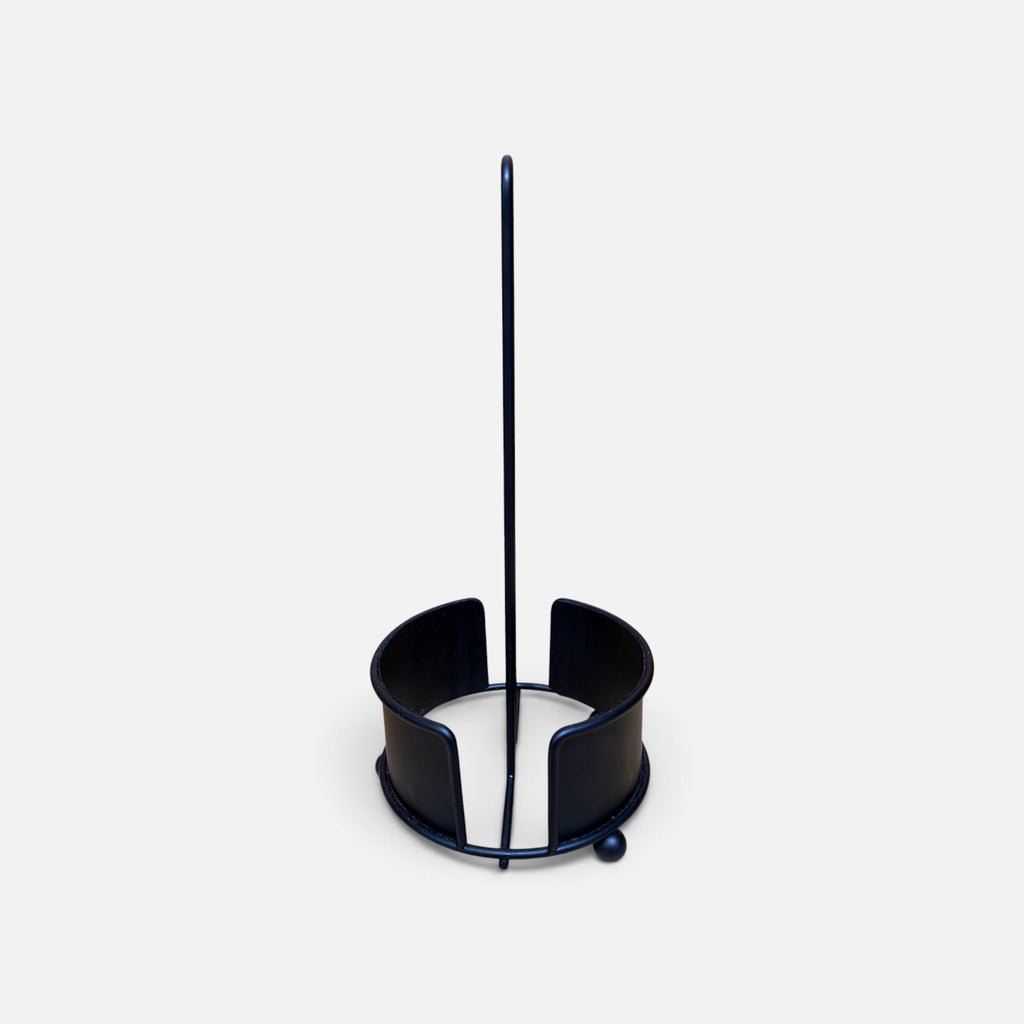 Black Metal Paper Towel Holder