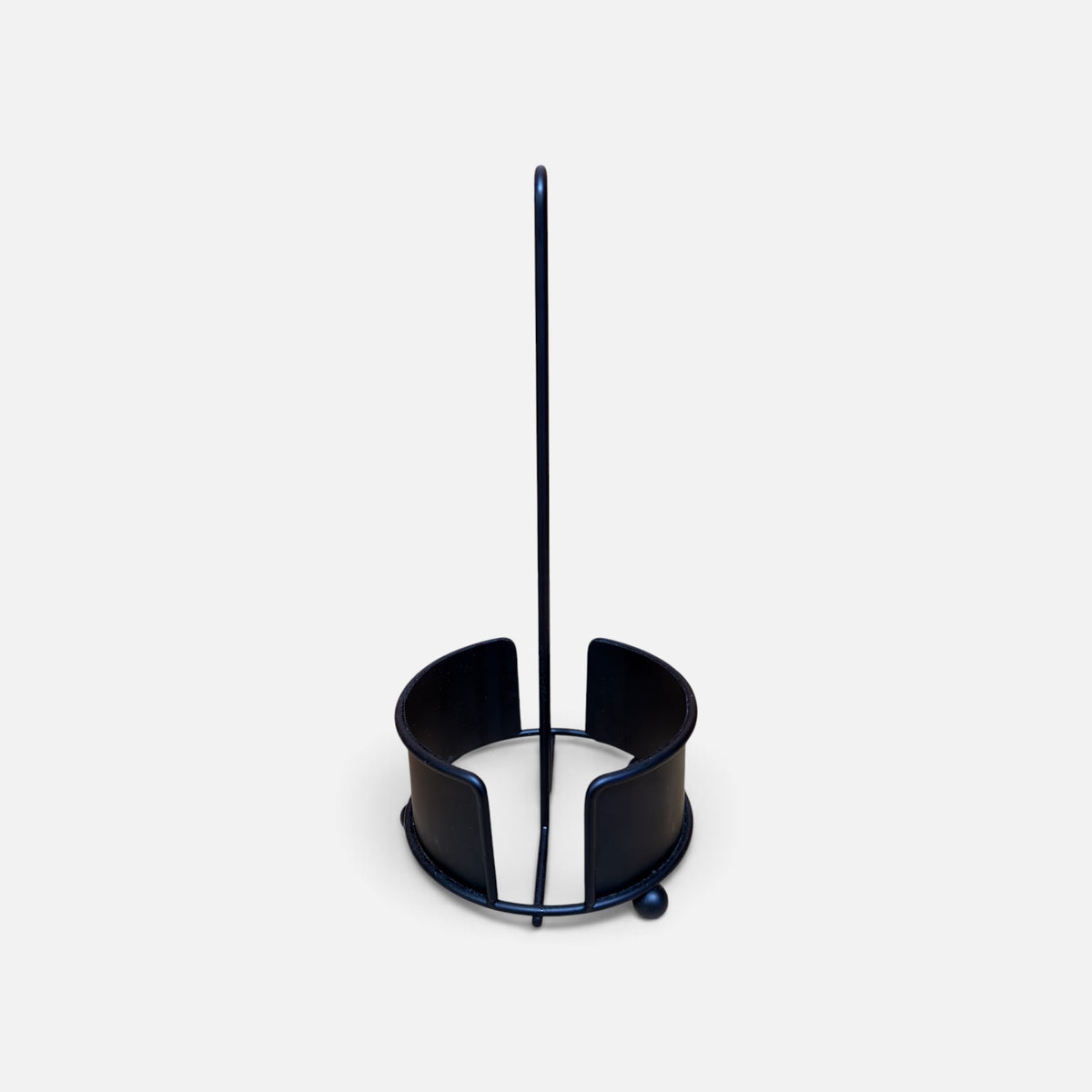 Black Metal Paper Towel Holder
