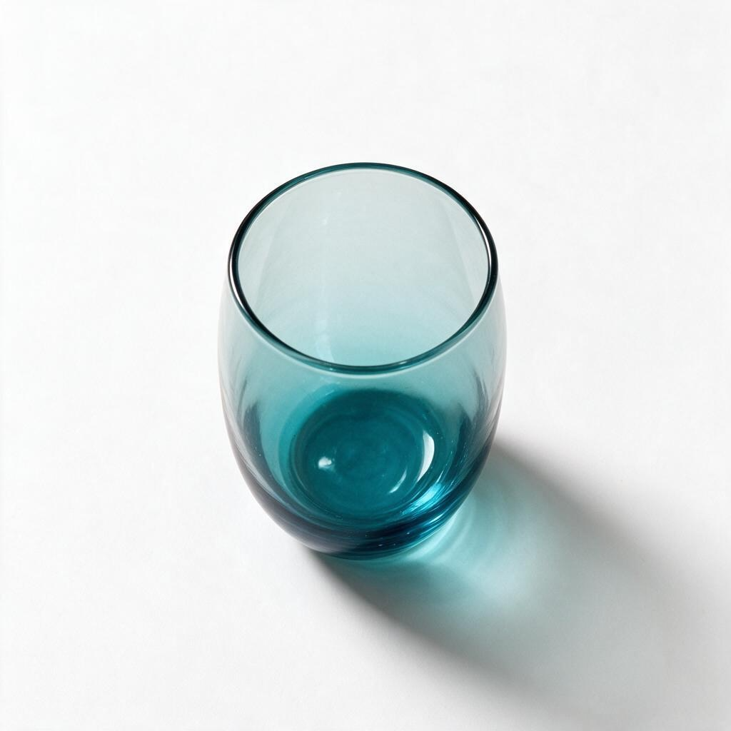 Talianna Ombré 3-Piece Stemless Wine Glass Set Sky Blue *Volunteer Exclusives*