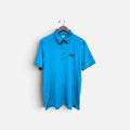 Blue Performance Short-Sleeve Polo Shirt Size: L