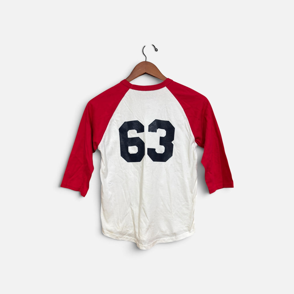 Sport-Tek Youth "Albany Little League" Red 3/4-Sleeve Raglan Baseball T-Shirt Size: S