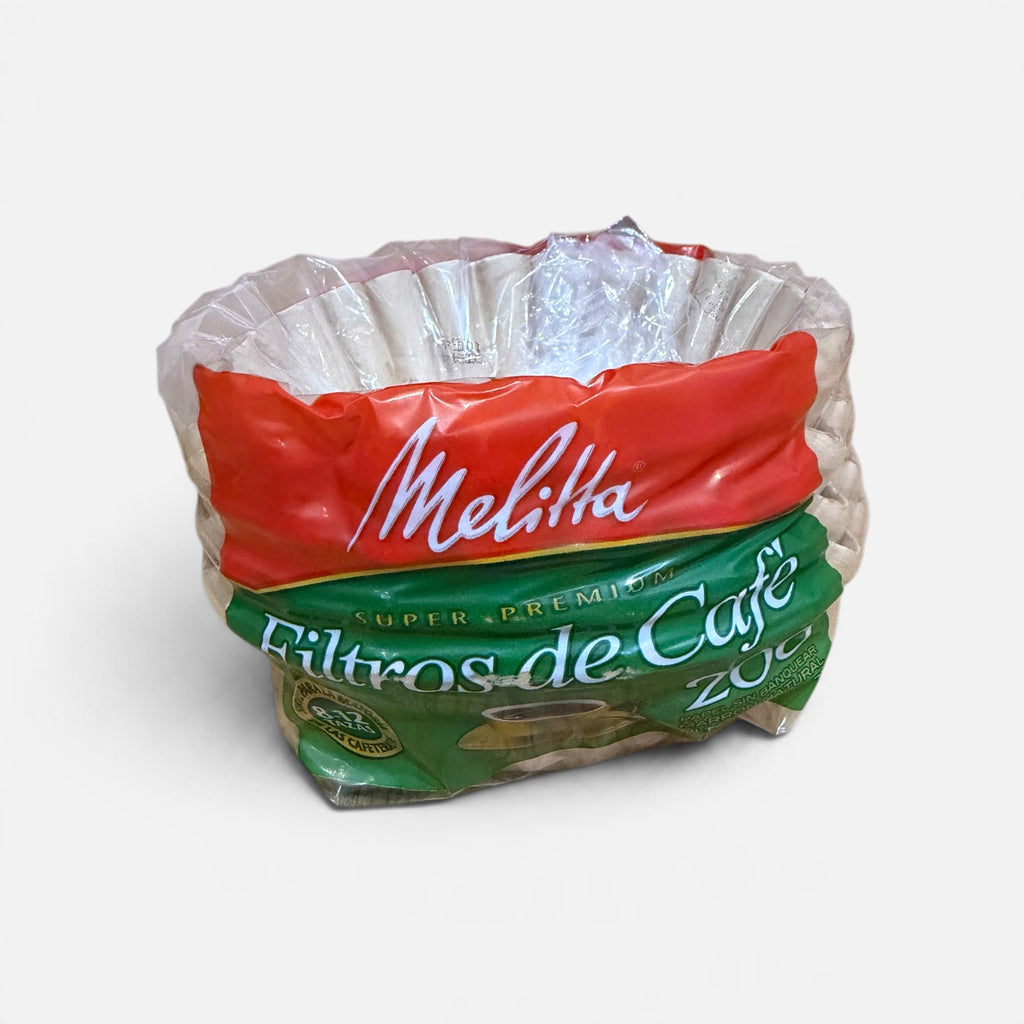 Melitta 8-12 Cup Super Premium Basket Coffee Filters, Natural Brown, 200 Count