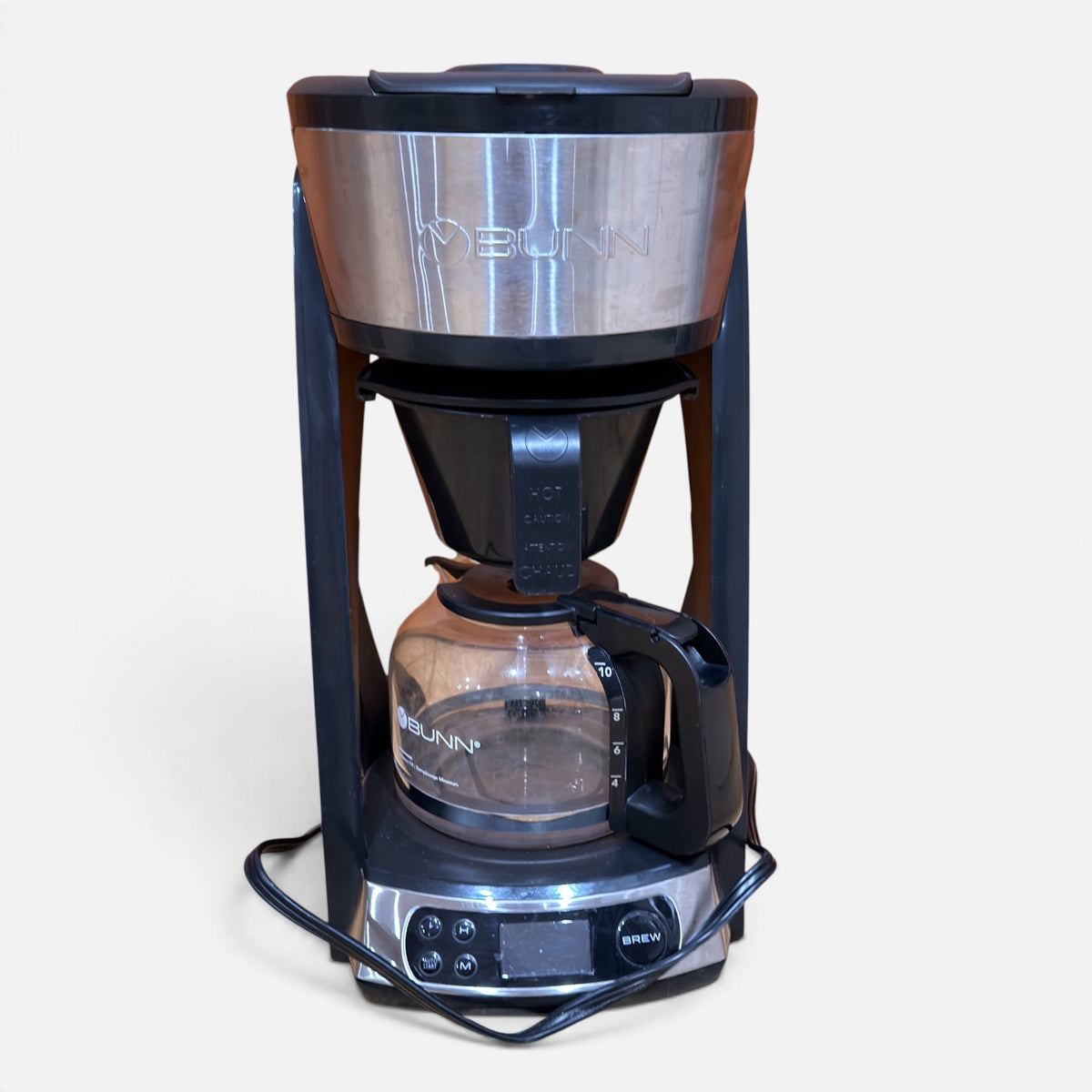BUNN Heat N' Brew 10 Cup Programmable Coffee Maker - Black: Drip, Electric, Dishwasher-Safe, Basket Filter, 1300W *Volunteer Exclusives*