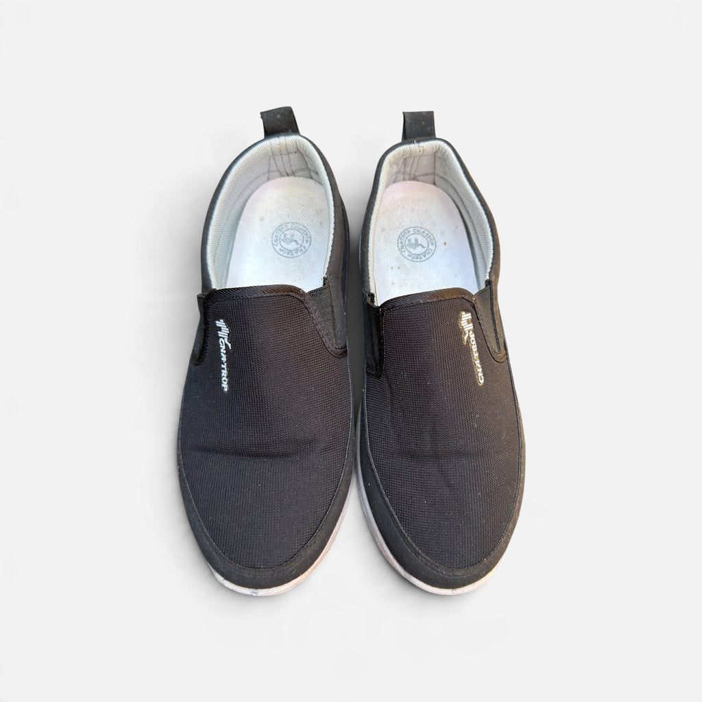 Mens Comfort Breathable Orthopedic Outdoor CNA Trop Slip on Shoes Black Size: 41