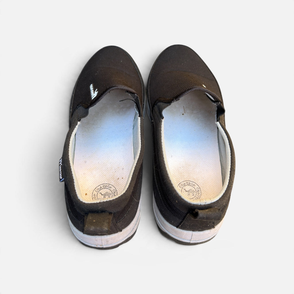 Mens Comfort Breathable Orthopedic Outdoor CNA Trop Slip on Shoes Black Size: 41