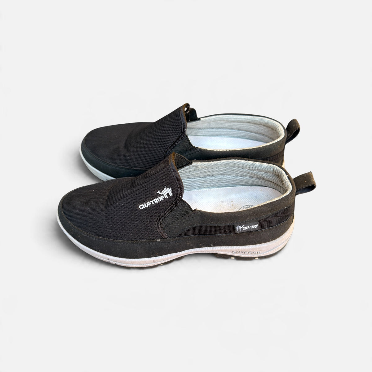 Mens Comfort Breathable Orthopedic Outdoor CNA Trop Slip on Shoes Black Size: 41