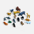 18 Hard Plastic Wild Animal Figurines