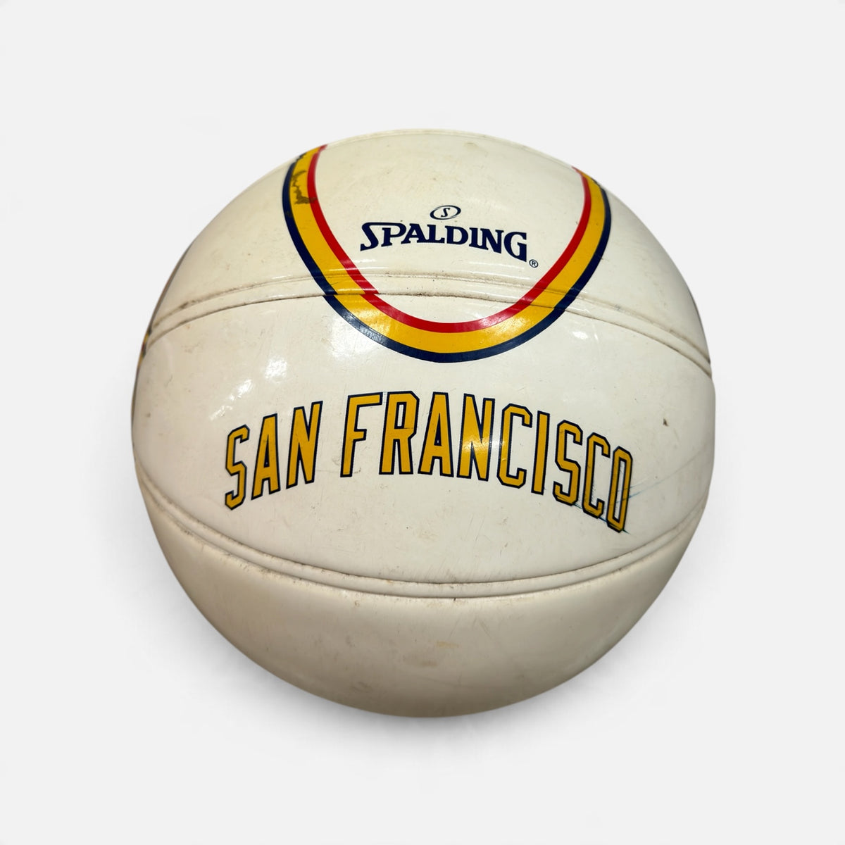 Spalding San Francisco Basketball, White