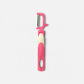 Pink and White Multi-functional Y-shaped Vegetable and Fruit Peeler