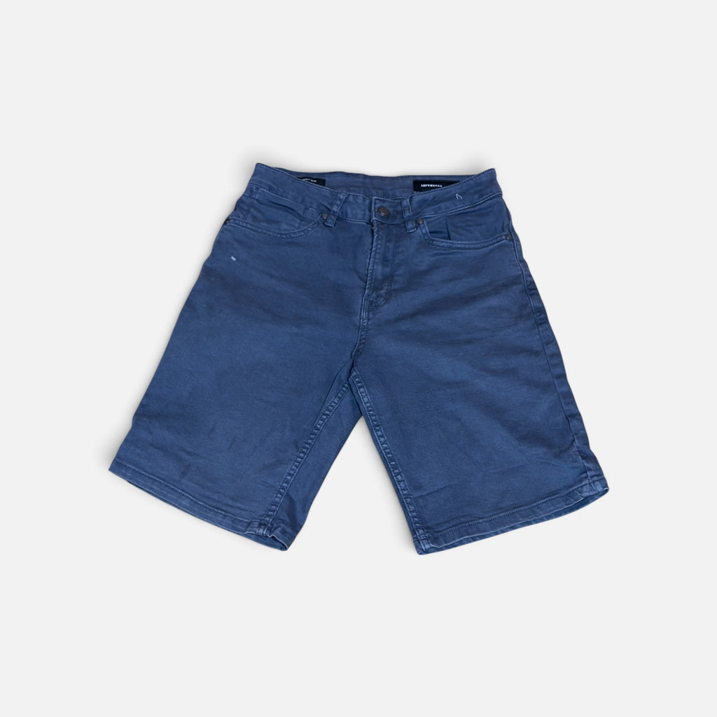 LEFTIES Man's Comfort Slim Denim Bermuda Shorts Indigo, Size: 29W