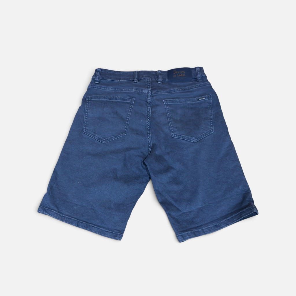 LEFTIES Man's Comfort Slim Denim Bermuda Shorts Indigo, Size: 29W