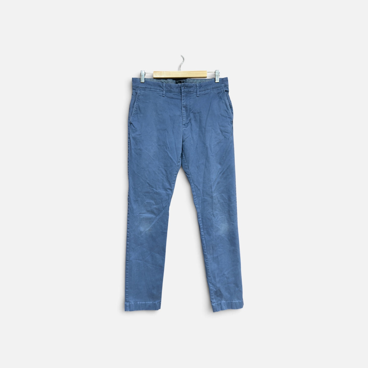 J. Crew Men's Slim-fit Chino Pant Overcast Blue, Size: 31W x 32L