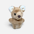 Vintage Tan Mini Bear Plush 5"H