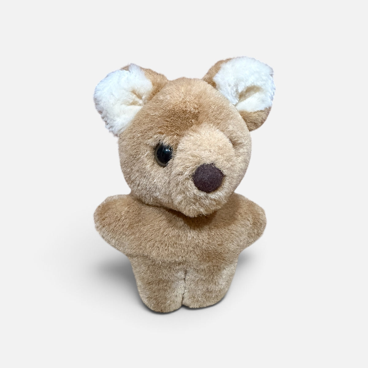 Vintage Tan Mini Bear Plush 5"H