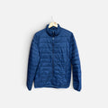 Amazon Essentials Men's Packable Lightweight Water-Resistant Puffer Jacket Blue Size: S