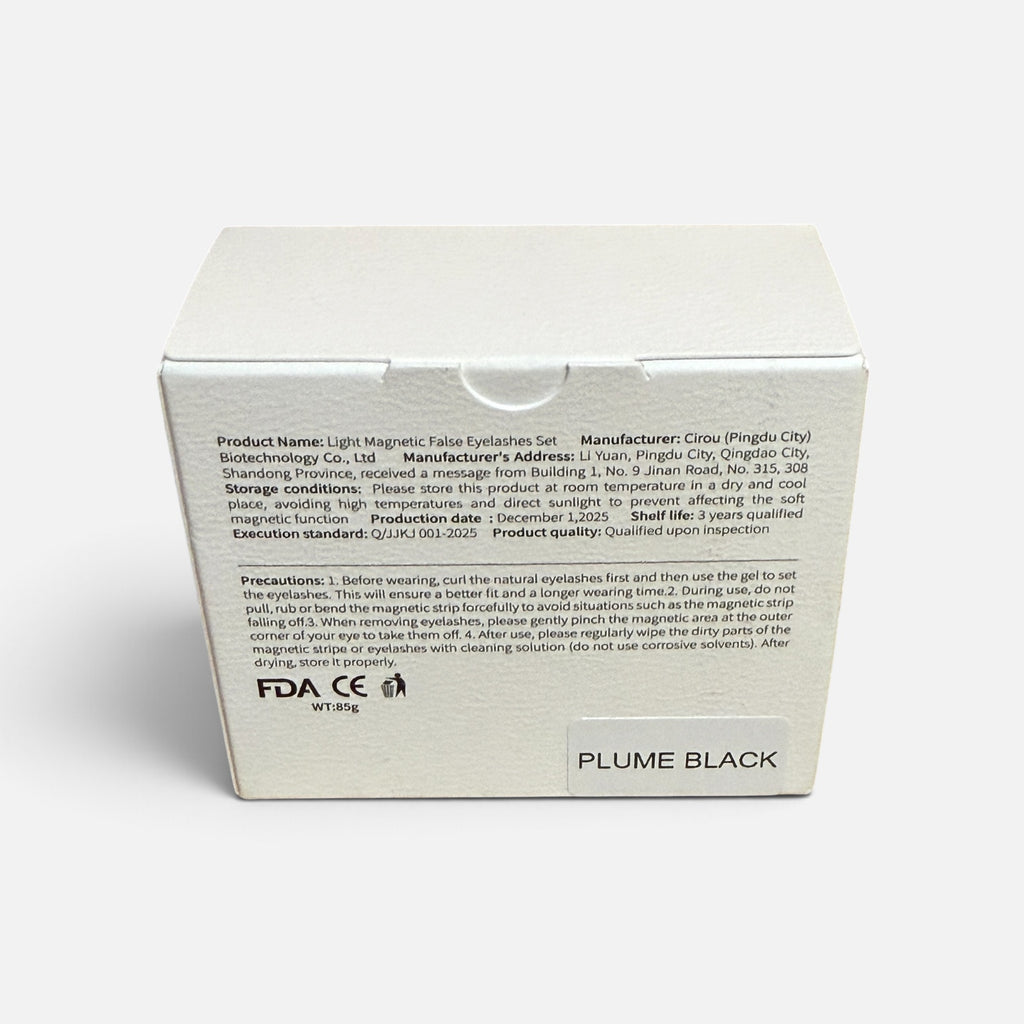 Bloom Beautifully Light Magnetic Eyelashes Plume Black - Limit One Per Person