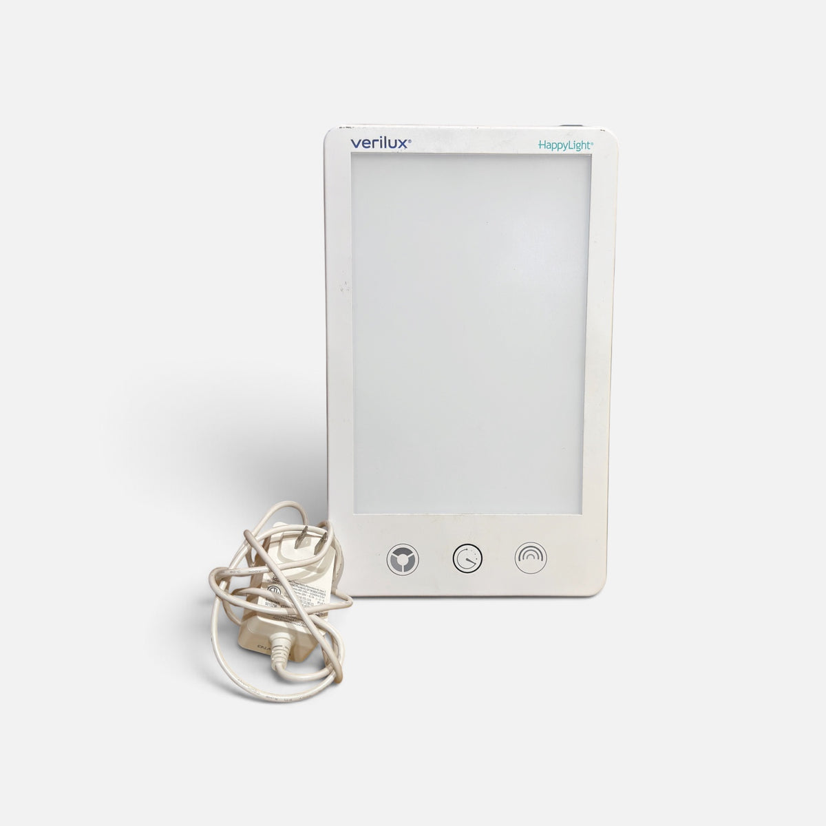 Verilux HappyLight Lucent - One-Touch Light Therapy Daylight Lamp with 10,000 Lux, UV-Free, LED Bright White Light & Detachable Stand for Boosting Mood & Improving Sleep