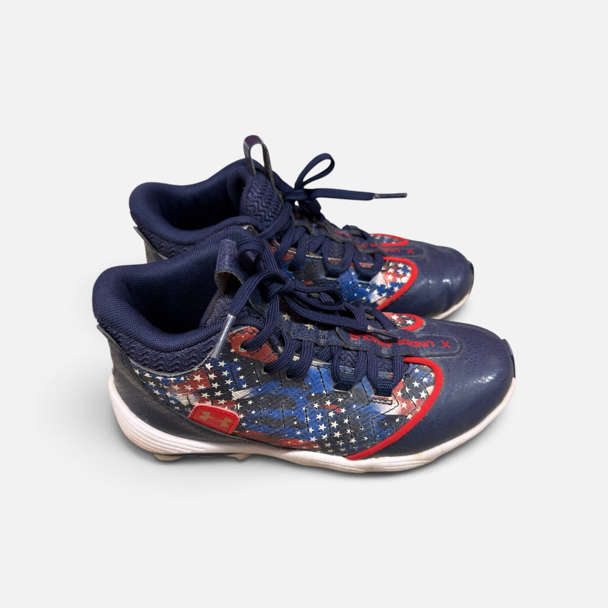 Under Armour Harper Jr. USA / Freedom Molded Baseball Cleats Size: 2.5Y