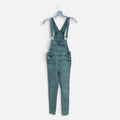 Women's American Bazi Skinny Denim Overalls Olive Size: XS