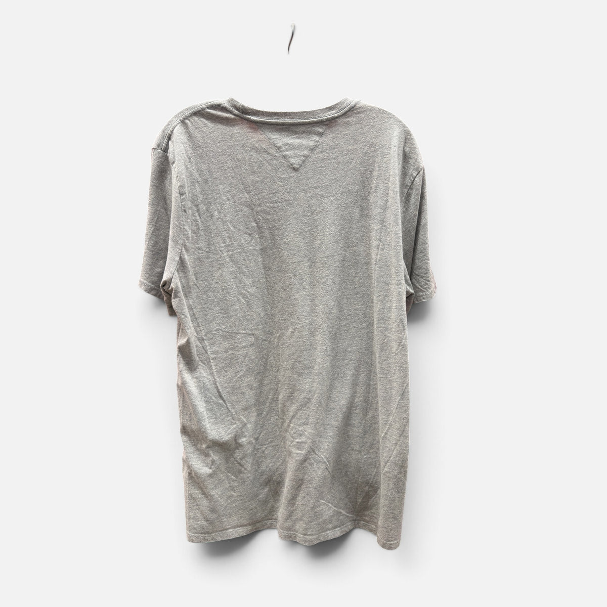 Tommy Hilfiger Embroidered Logo Graphic T-Shirt Gray, Size: L