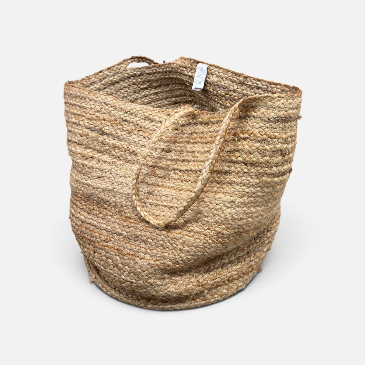 100% Jute Planter, Multi-Purpose Storage Bag 18"W x 16"H