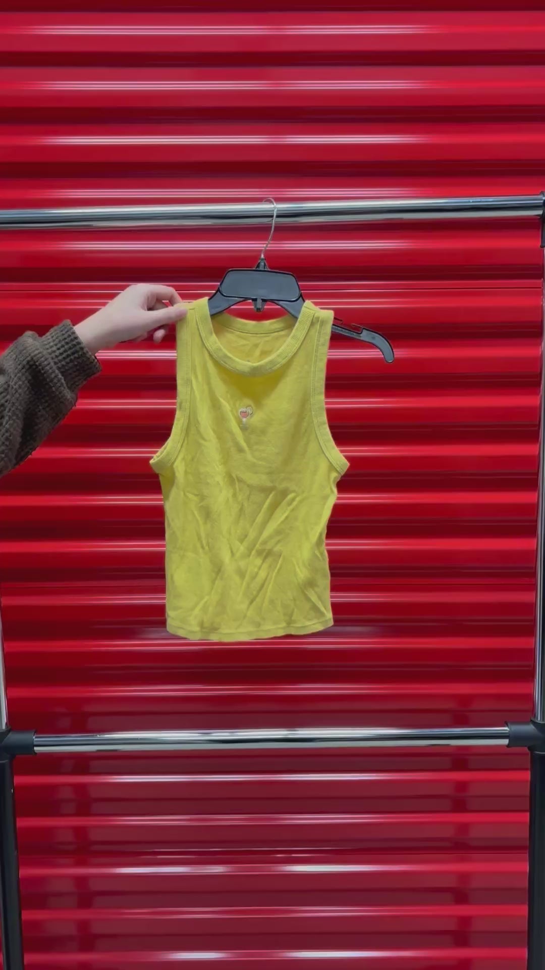 A New Day Women's Yellow Tank Top Size: XS