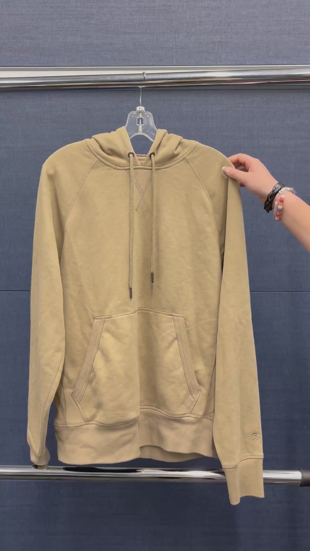 Men's Champion Hoodie in Sand Size: M