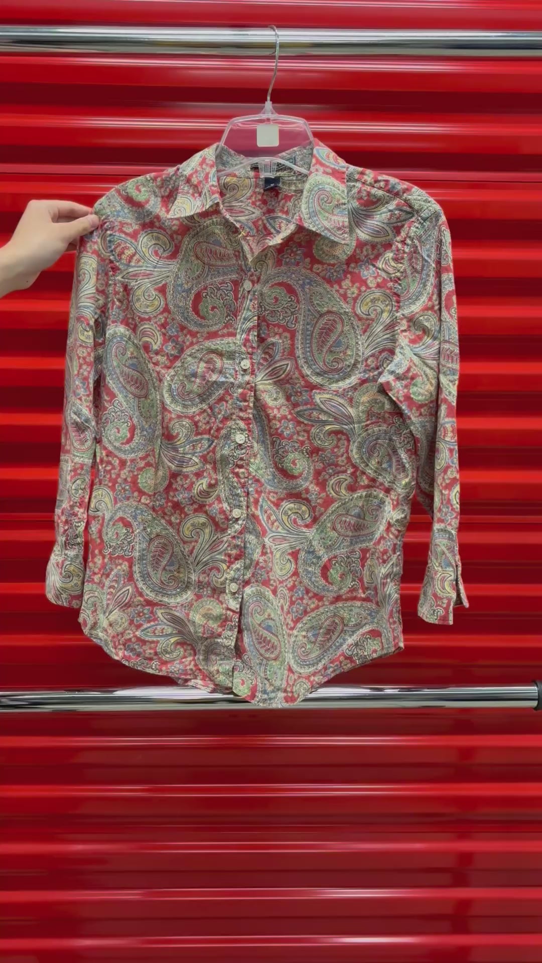 Vintage American Living Women's Blouse Size: M