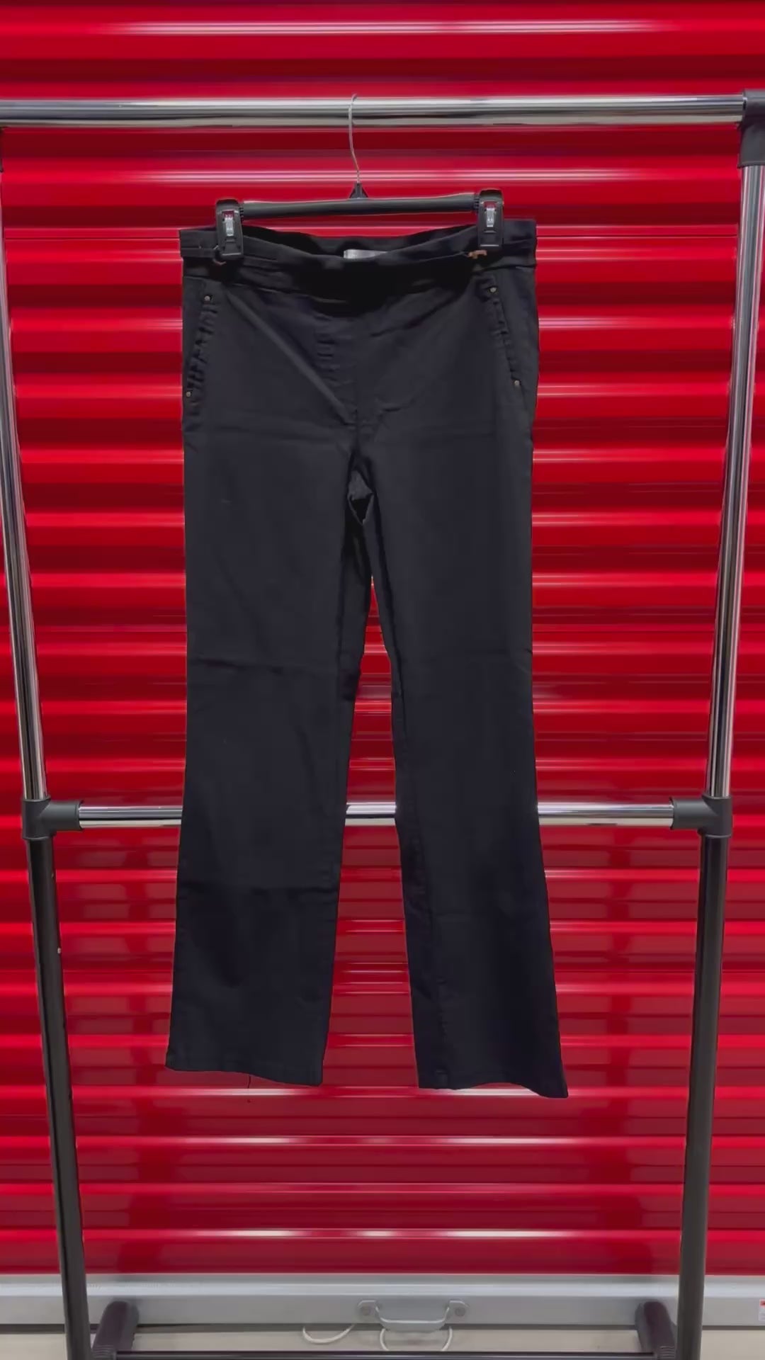 89th & Madison Black Ultra Stretch Pull-On Pants Size: M