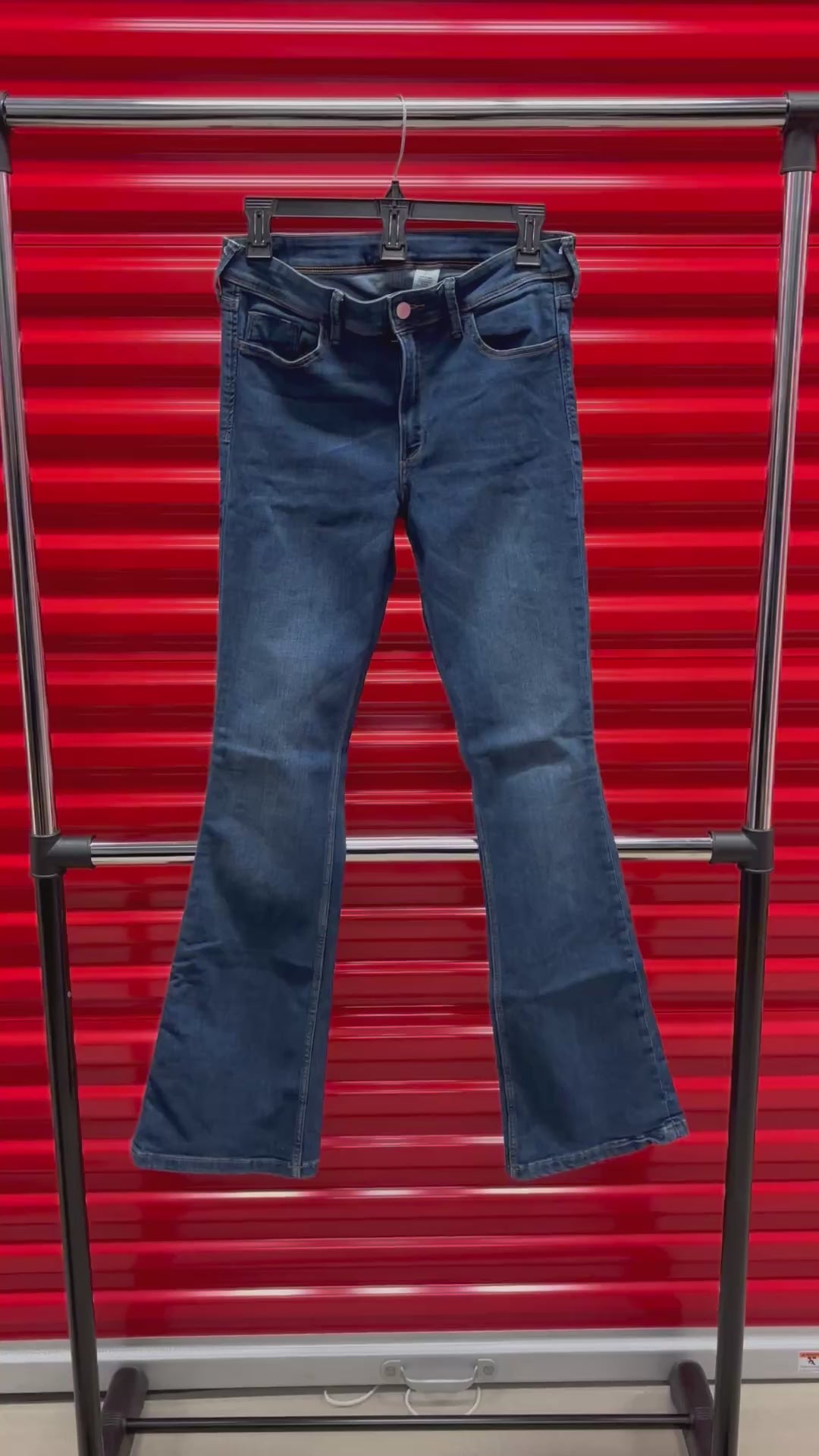 Ann's Denim Dark Wash Flare Jeans Size: 6