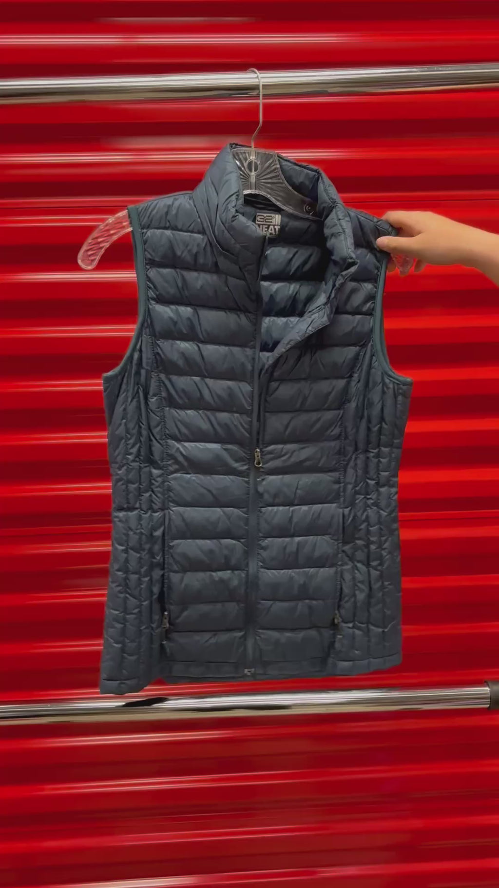 32 Degrees Women's Heat Quilted Vest Lightweight Size: XS