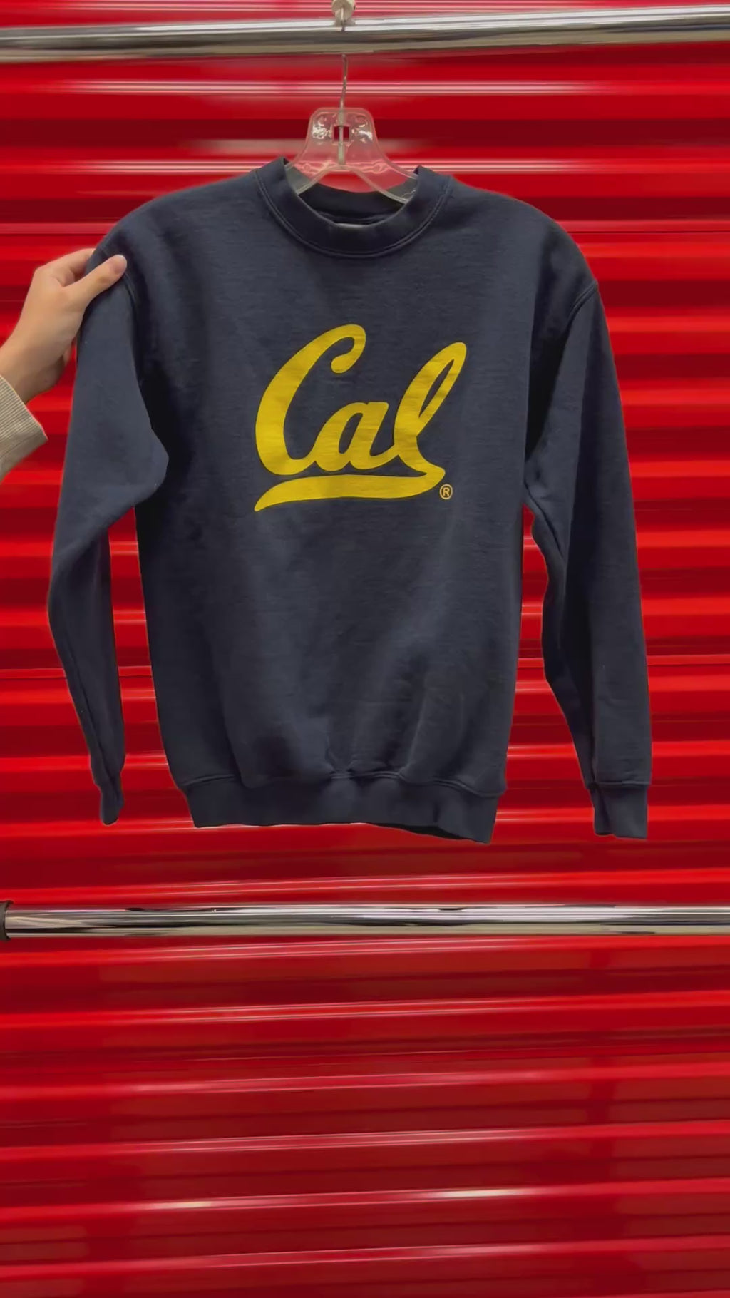 Champion Cal Berkeley Crewneck Sweater Youth Size: L