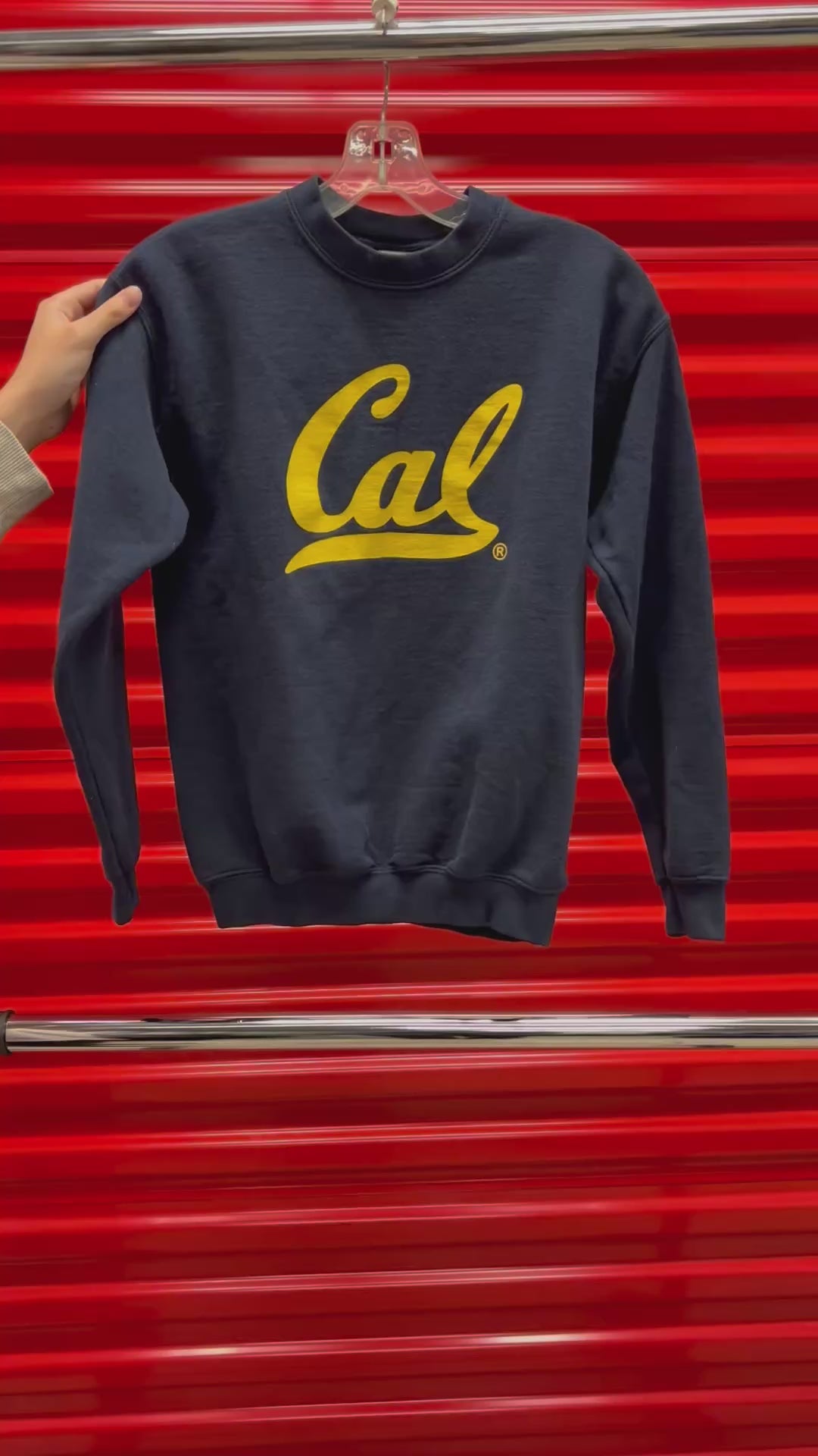 Champion Cal Berkeley Crewneck Sweater Youth Size: L