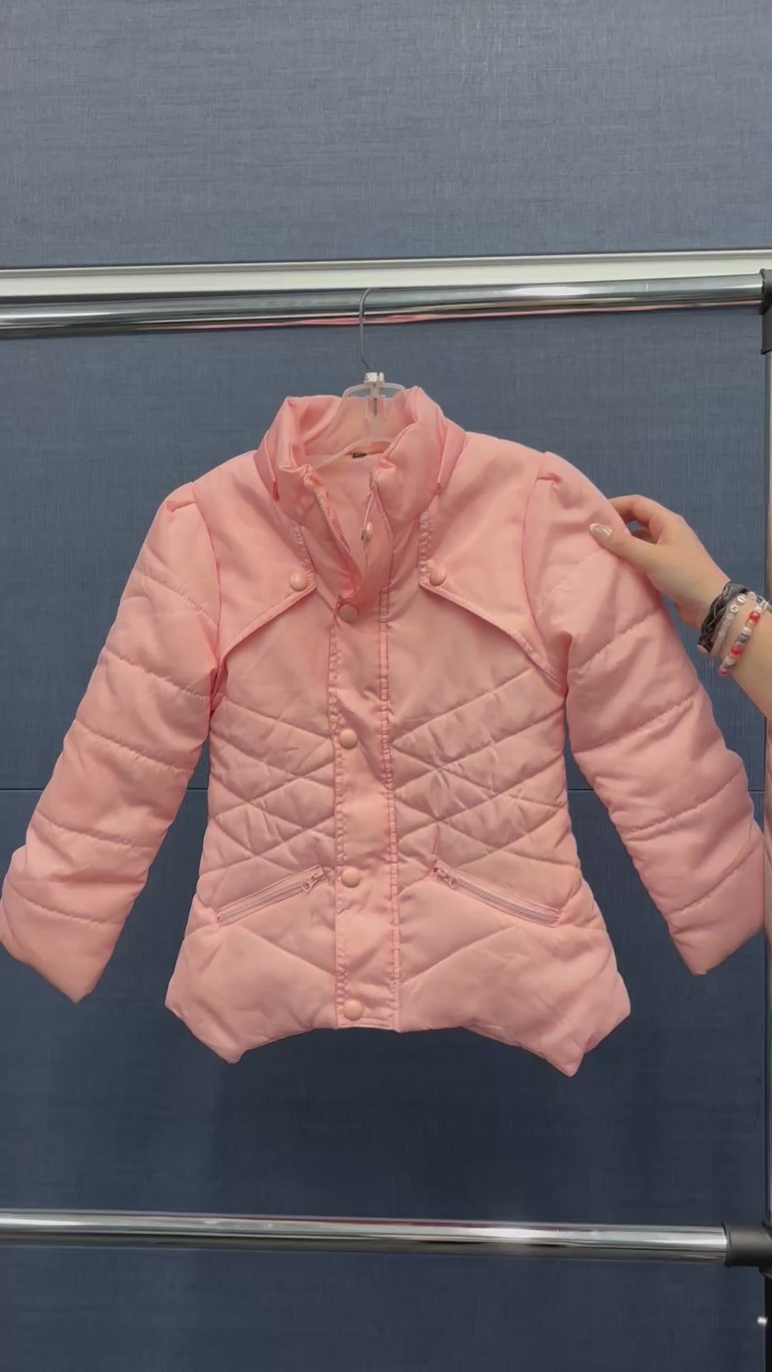 Carter's Girls Pink Snow Jacket Size: 8/10