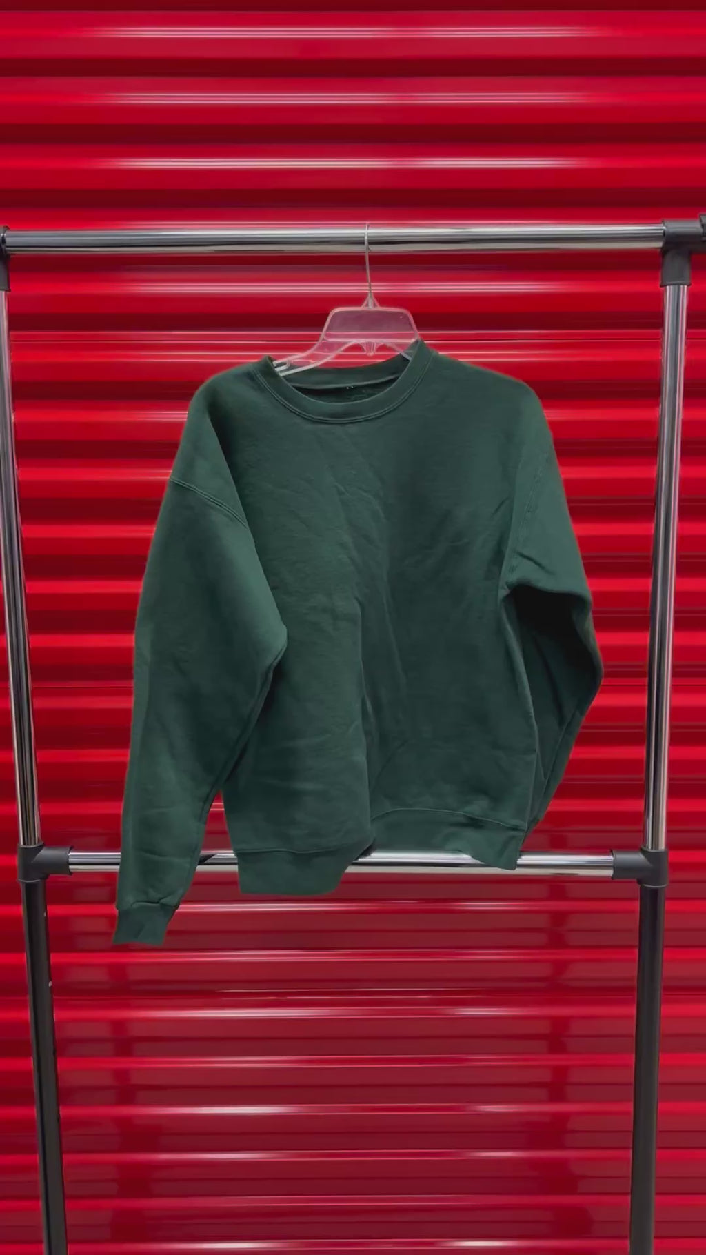 Green Crewneck Sweatshirt Size M
