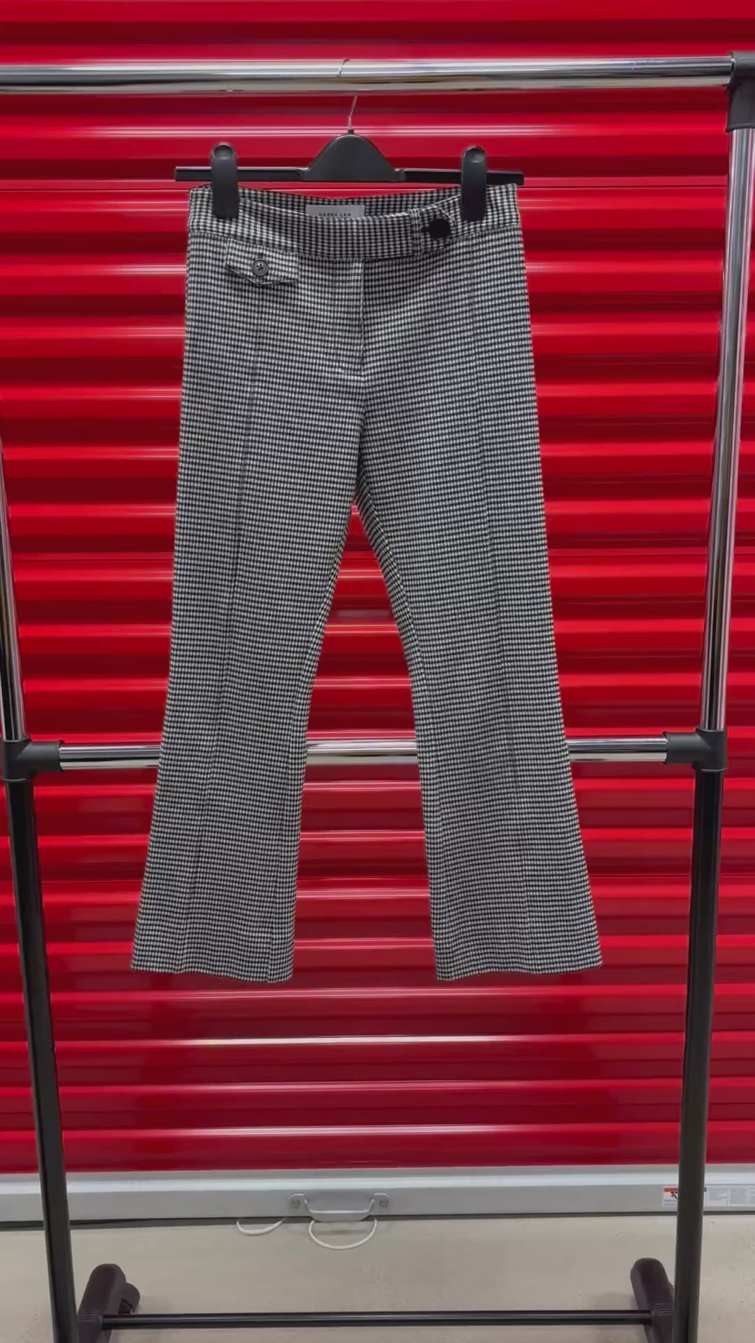 Derek Lam 10 Crosby Houndstooth cropped flare pants Size: 0