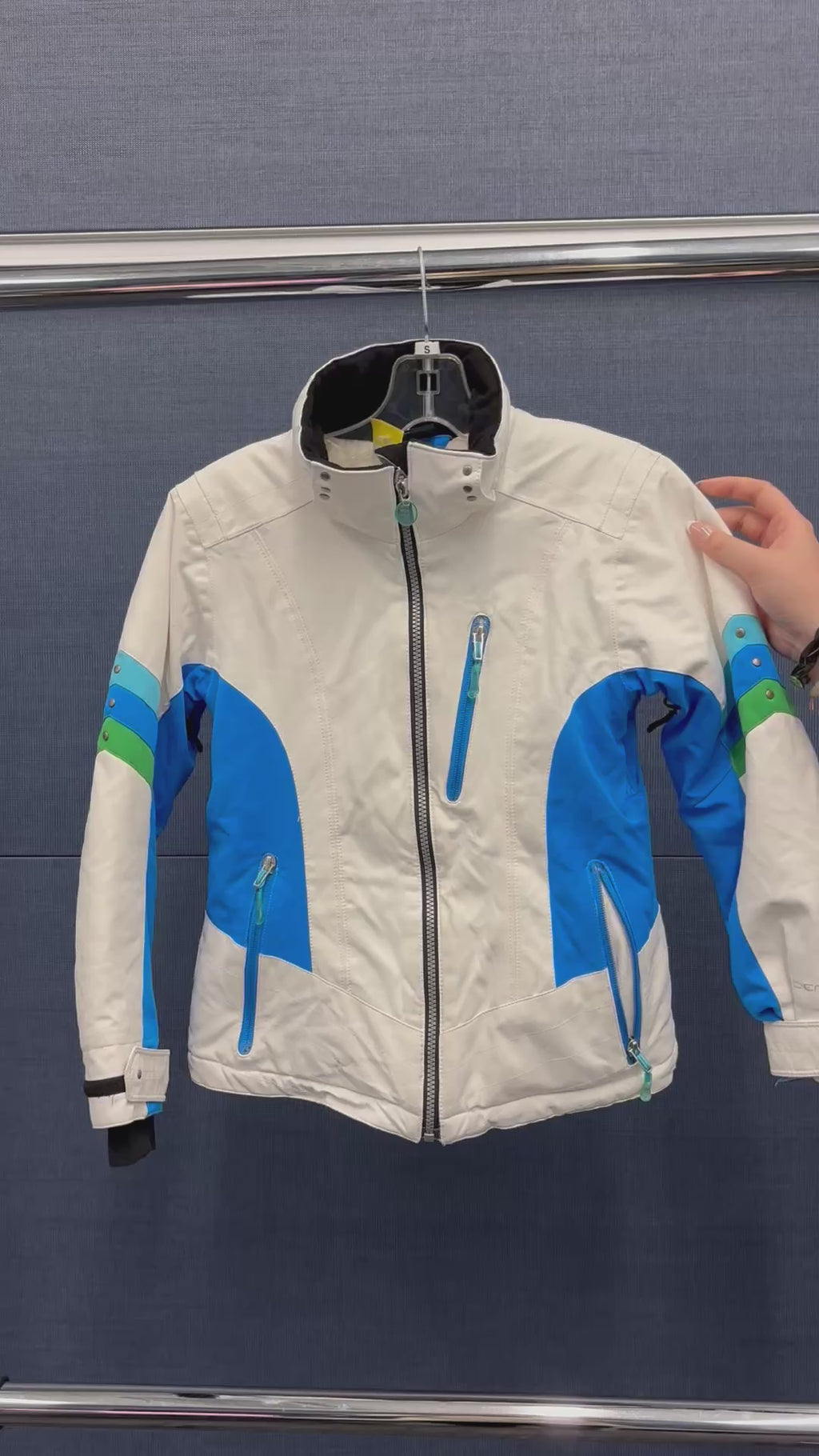 Obermeyer Vintage Youth White Ski Jacket Size:10