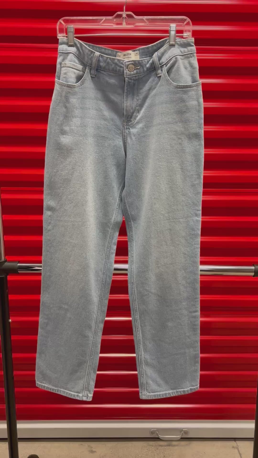 Hollister Women's High-Rise Straight Jeans Size: 8R