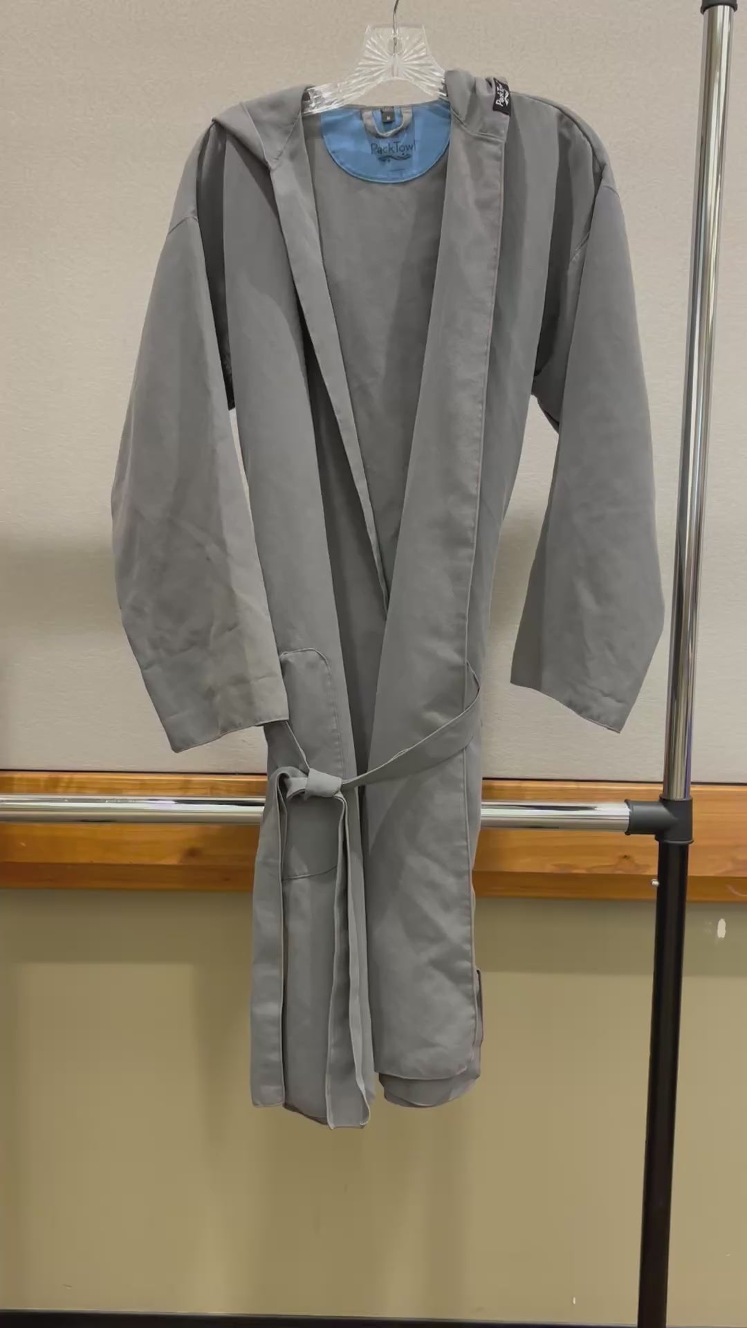 Pack Towl Hooded Microfiber Bath Towel Robe Quick Dry Size: S