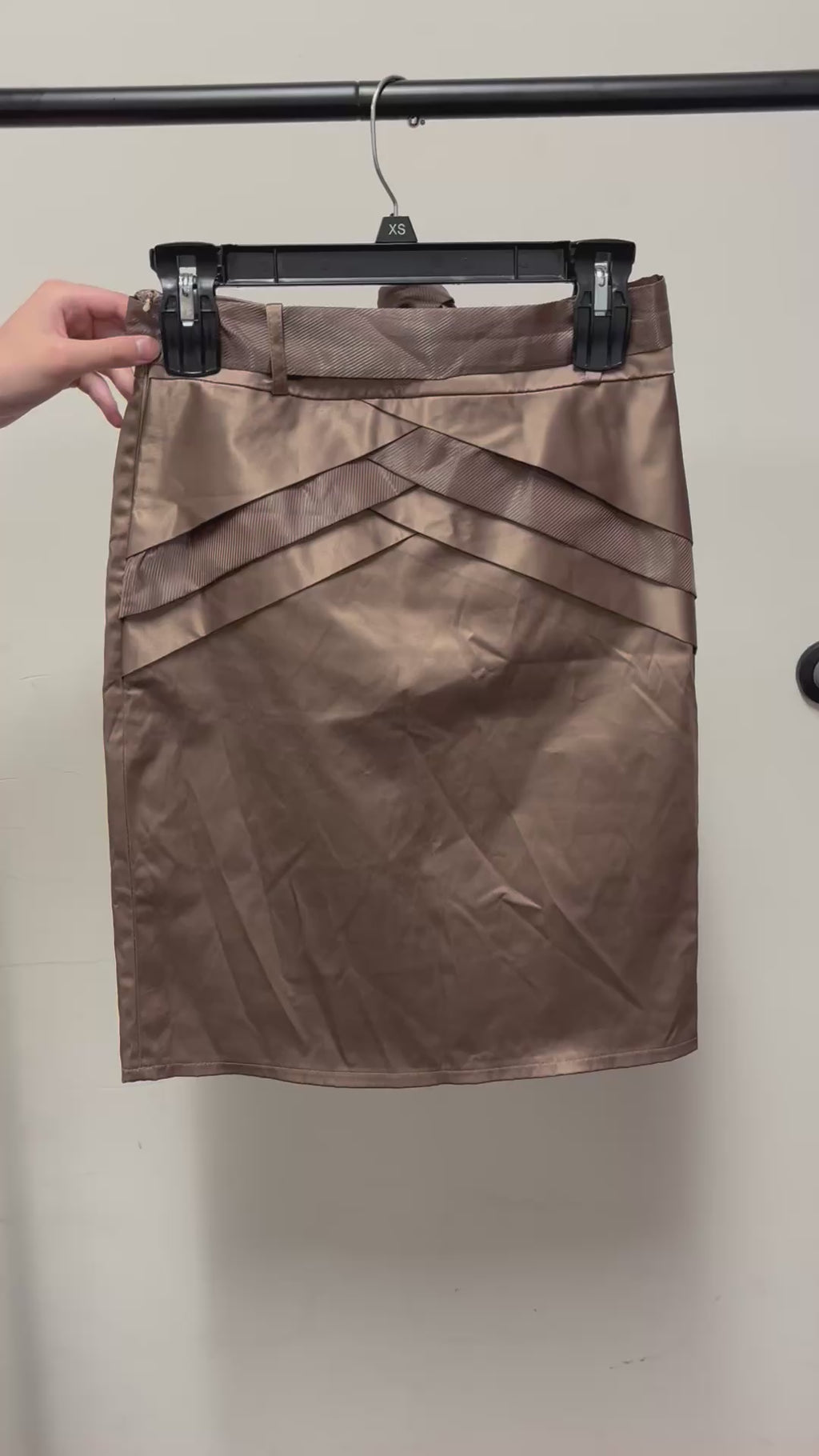 Light Brown Pencil Skirt Size: 2