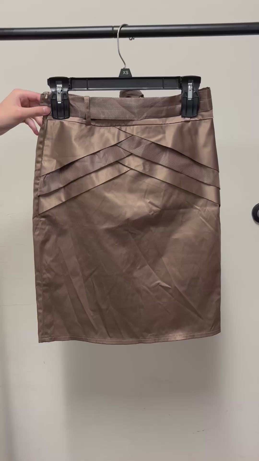 Light Brown Pencil Skirt Size: 2