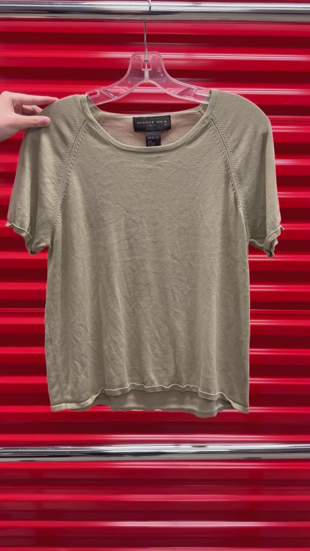 August Silk Women's knit Top Size: L