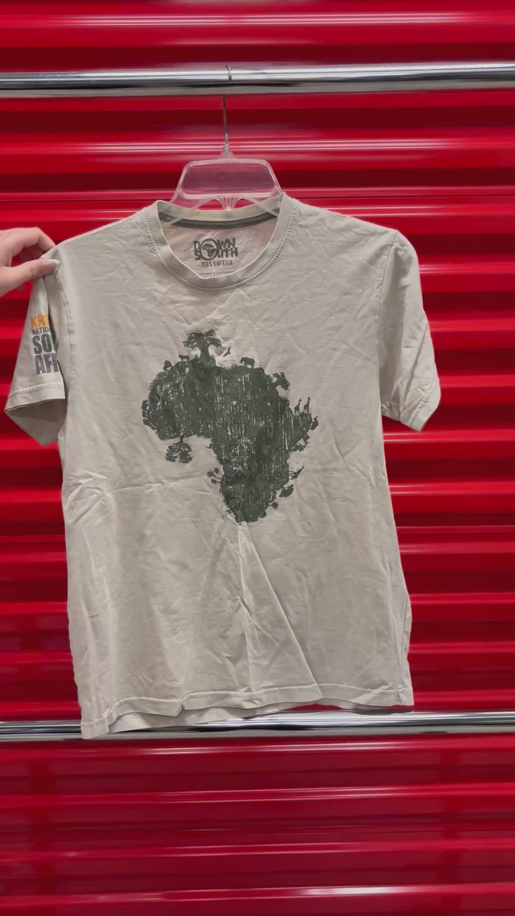 Men's Map of Africa T-Shirt Size: S