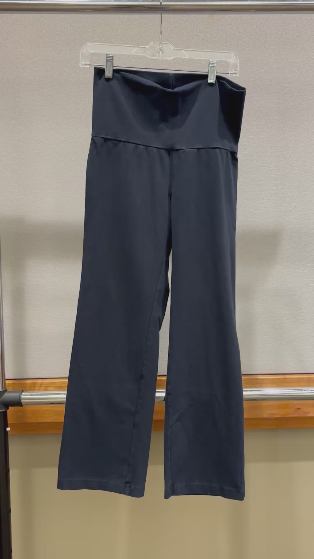 Lands' End Women's Wide Leg Pull On Flare Pants Black Size: XS